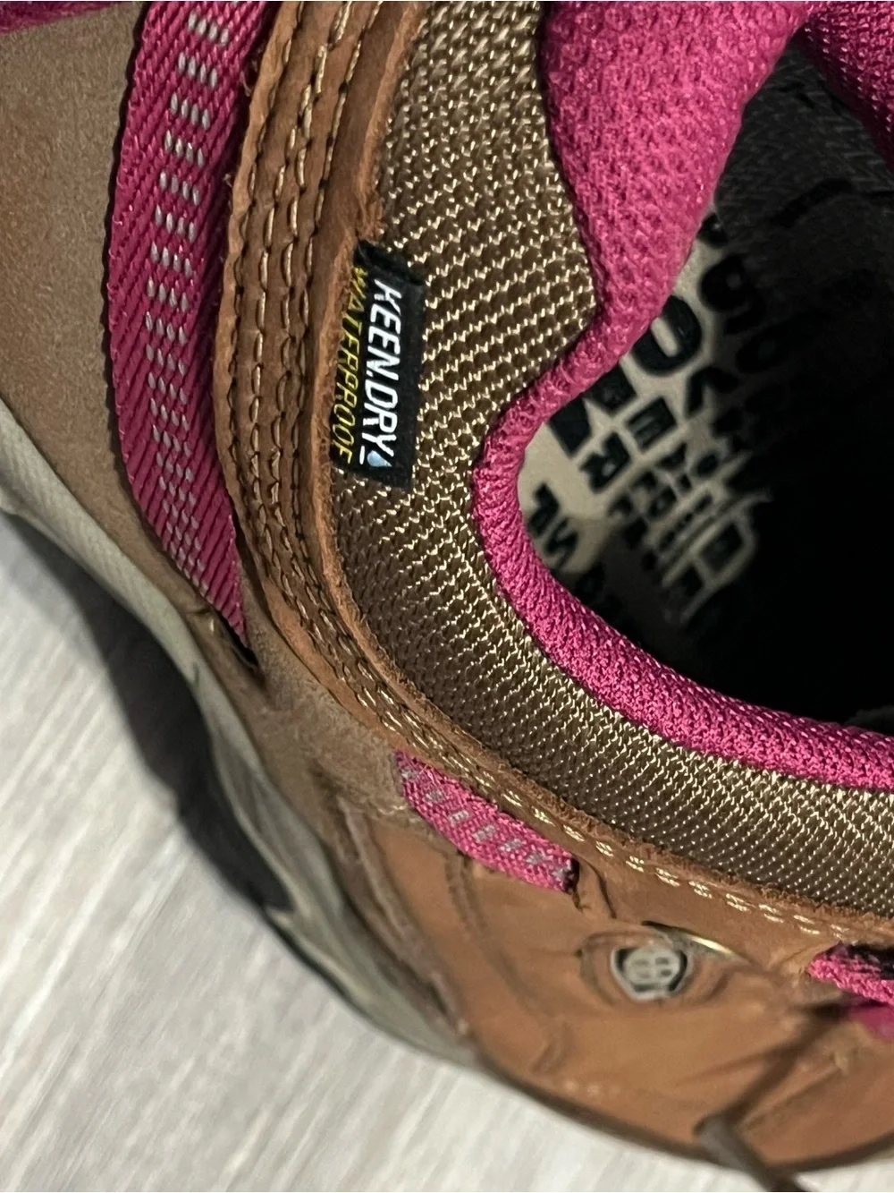 Keen Women's Brown and Magenta Trail Shoe